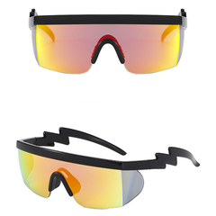 shamofeng-Personalized Dazzle Color Pattern Sports Sunglasses