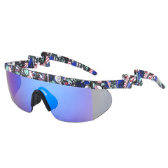 shamofeng-Personalized Dazzle Color Pattern Sports Sunglasses