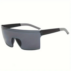 shamofeng-New Fashionable Rimless Cutting Edge Sunglasses