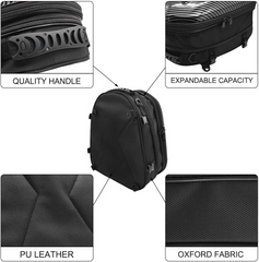 shamofeng-Waterproof Hard Shell Motorcycle Tail Bag