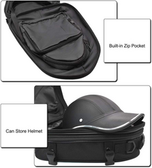 shamofeng-Waterproof Hard Shell Motorcycle Tail Bag