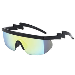 shamofeng-Personalized Dazzle Color Pattern Sports Sunglasses