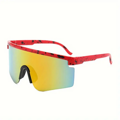 shamofeng-Large Frame One Piece Color Sunglasses