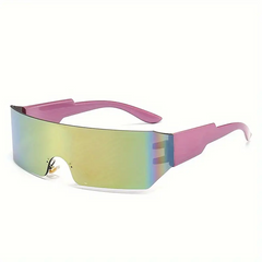 shamofeng-Fashionable and trendy rimless sunglasses