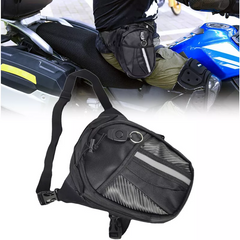 shamofeng-Black Motorcycle Riding Waist Pack