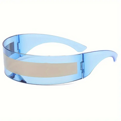 shamofeng-One-piece gradient visor sunglasses