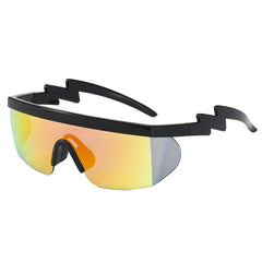 shamofeng-Personalized Dazzle Color Pattern Sports Sunglasses