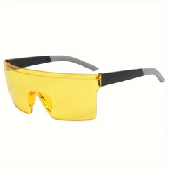 shamofeng-New Fashionable Rimless Cutting Edge Sunglasses