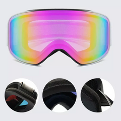 shamofeng-Double layer anti-fog mountaineering ski goggles