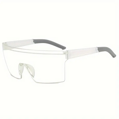 shamofeng-New Fashionable Rimless Cutting Edge Sunglasses