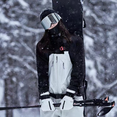 shamofeng-Double layer anti-fog mountaineering ski goggles